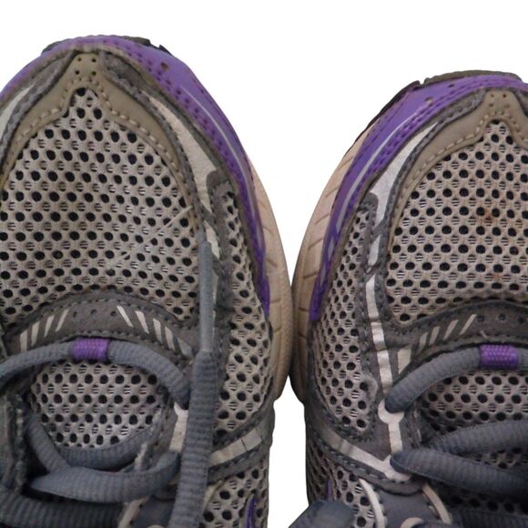 Brooks Addiction 11 Womens Running Shoes Purple Silver MOGO dna Size 9 B - Picture 3 of 8